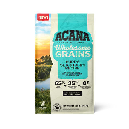 ACANA Healthy Grains Puppy Sea & Farm Dry Dog Food, 10.2-kg