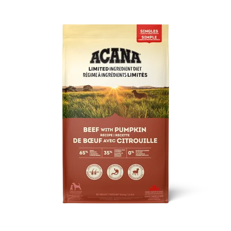 ACANA Singles Beef with Pumpkin Recipe Dry Dog Food 1.8-kg Orono Ontario