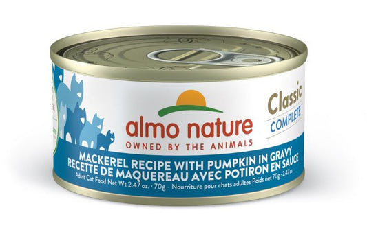 Almo Classic Complete Cat Food - Mackerel Recipe With Pumpkin In Gravy 70g