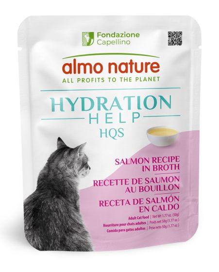 Almo Nature HQS Hydration Help - Salmon Recipe In Broth, 50-g