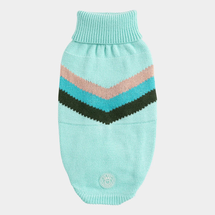 GF Pet - Alpine Sweater Light Aqua - Small - Dog