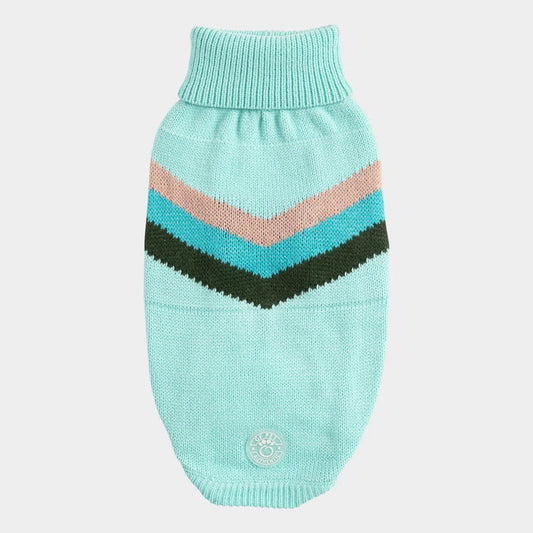 GF Pet - Alpine Sweater Light Aqua - 2XLarge - Dog