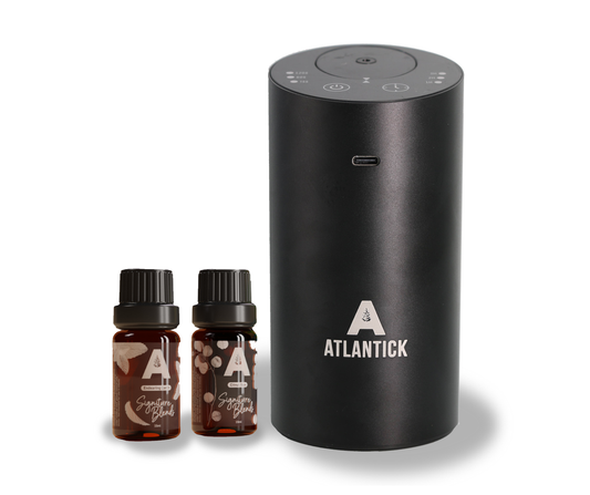 AtlanTick Portable Air Infuser – Waterless Ultrasonic Essential Oil Diffuser