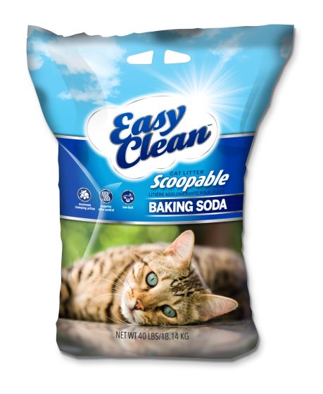 Pestell Easy Clean Scoop Litter With Baking Soda Clumping Action Cat 40lb