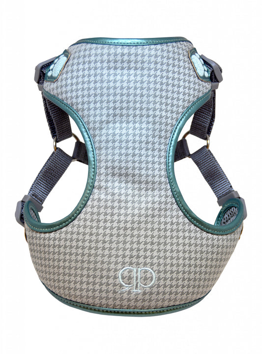 Pretty Paw Pets - Camebridge Houndstooth Dog Harness - Size 4