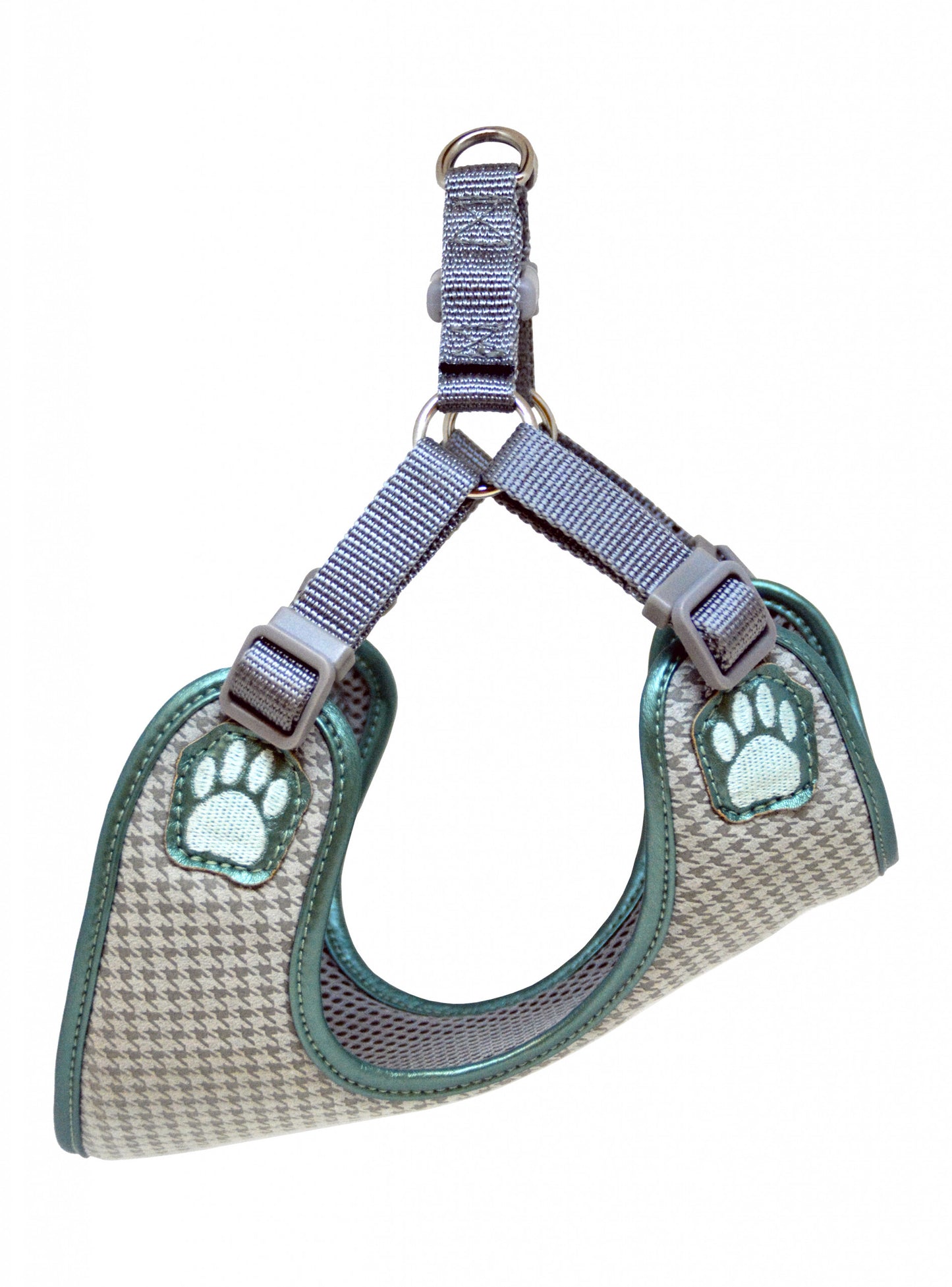 Pretty Paw Pets - Camebridge Houndstooth Dog Harness - Size 2
