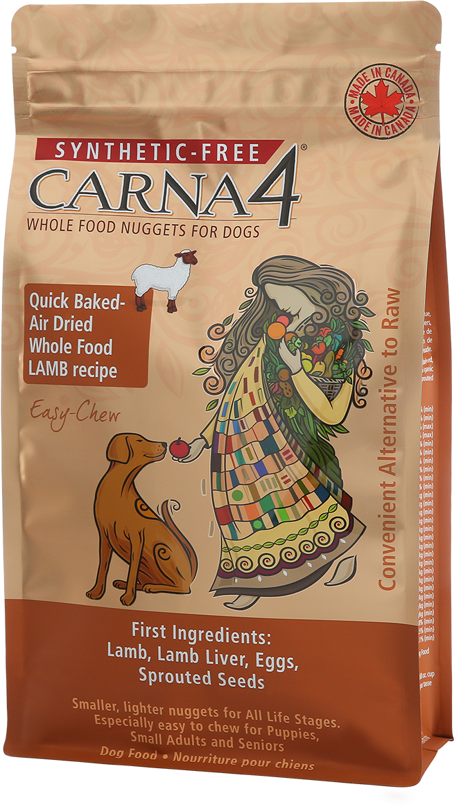 Carna4 Easy Chew Lamb Dry Dog Food, 20 lb bag