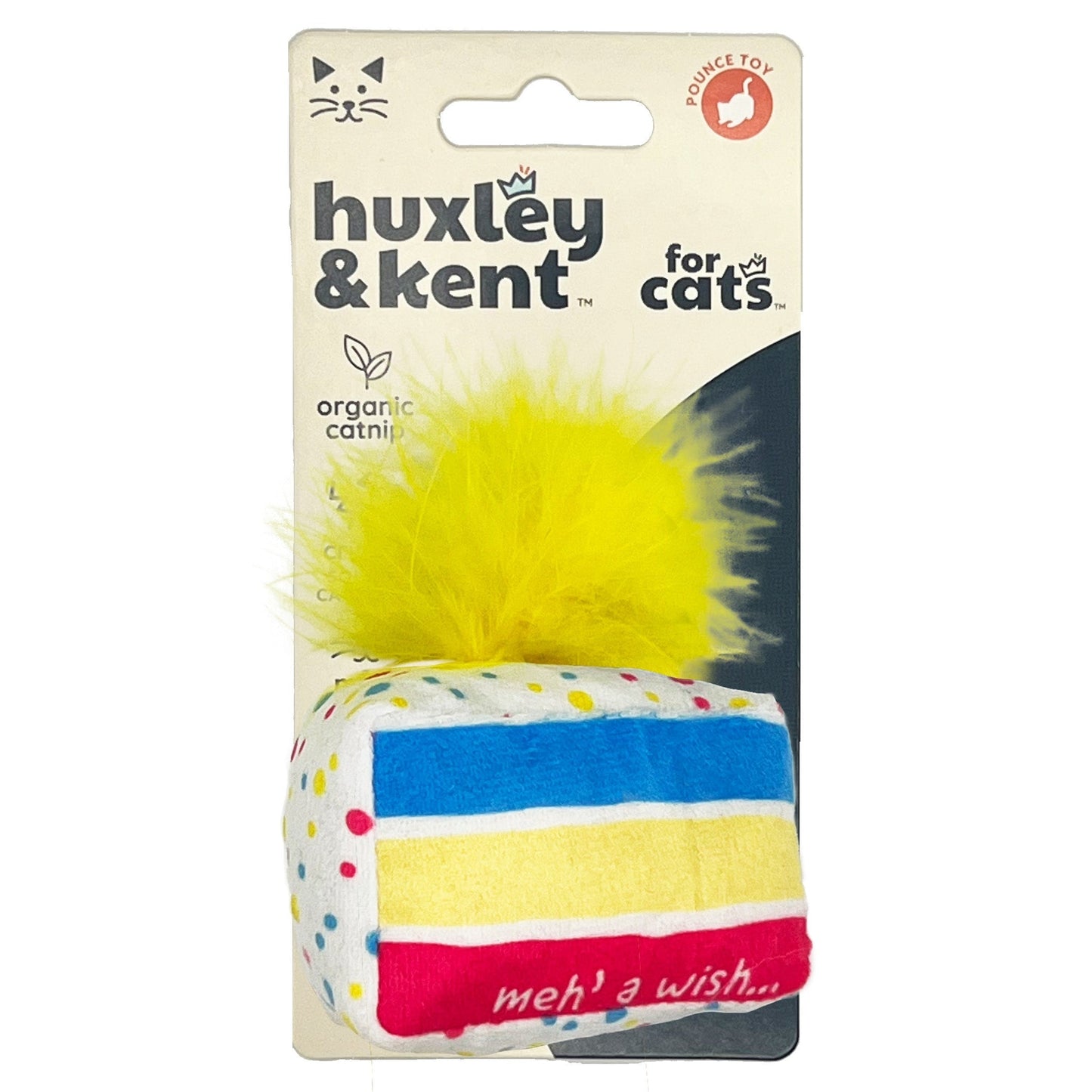 Huxley & Kent - Meh' A Wish Cake Cat Toy