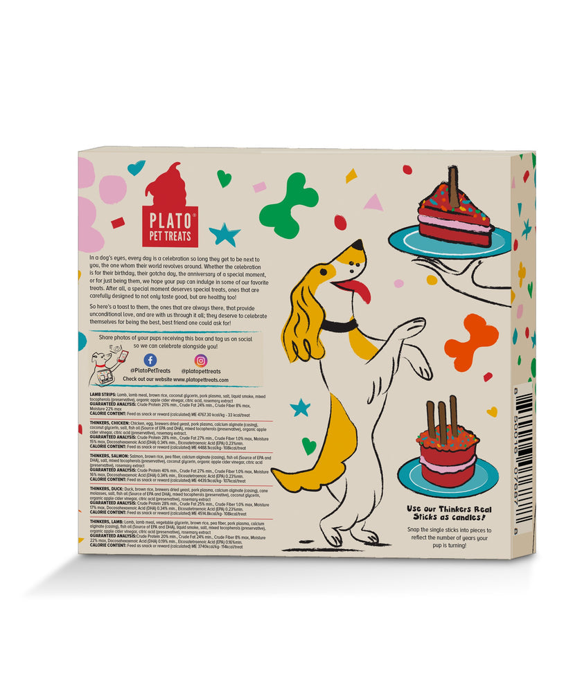 Plato Pet Treats Celebration Gift Box
