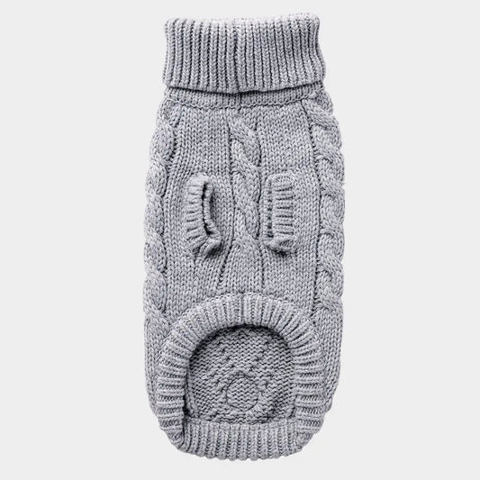 Gf Pet - Chalet Sweater - Grey - 2XL - Dog