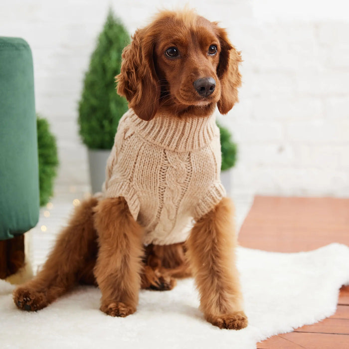 GF Pet - Chalet Sweater - Oatmeal - Large