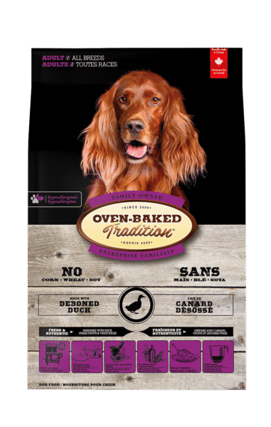 Oven-Baked Tradition Hypoallergenic All Breeds Adult Duck Dry Dog Food 23-lb Port Hope Ontario