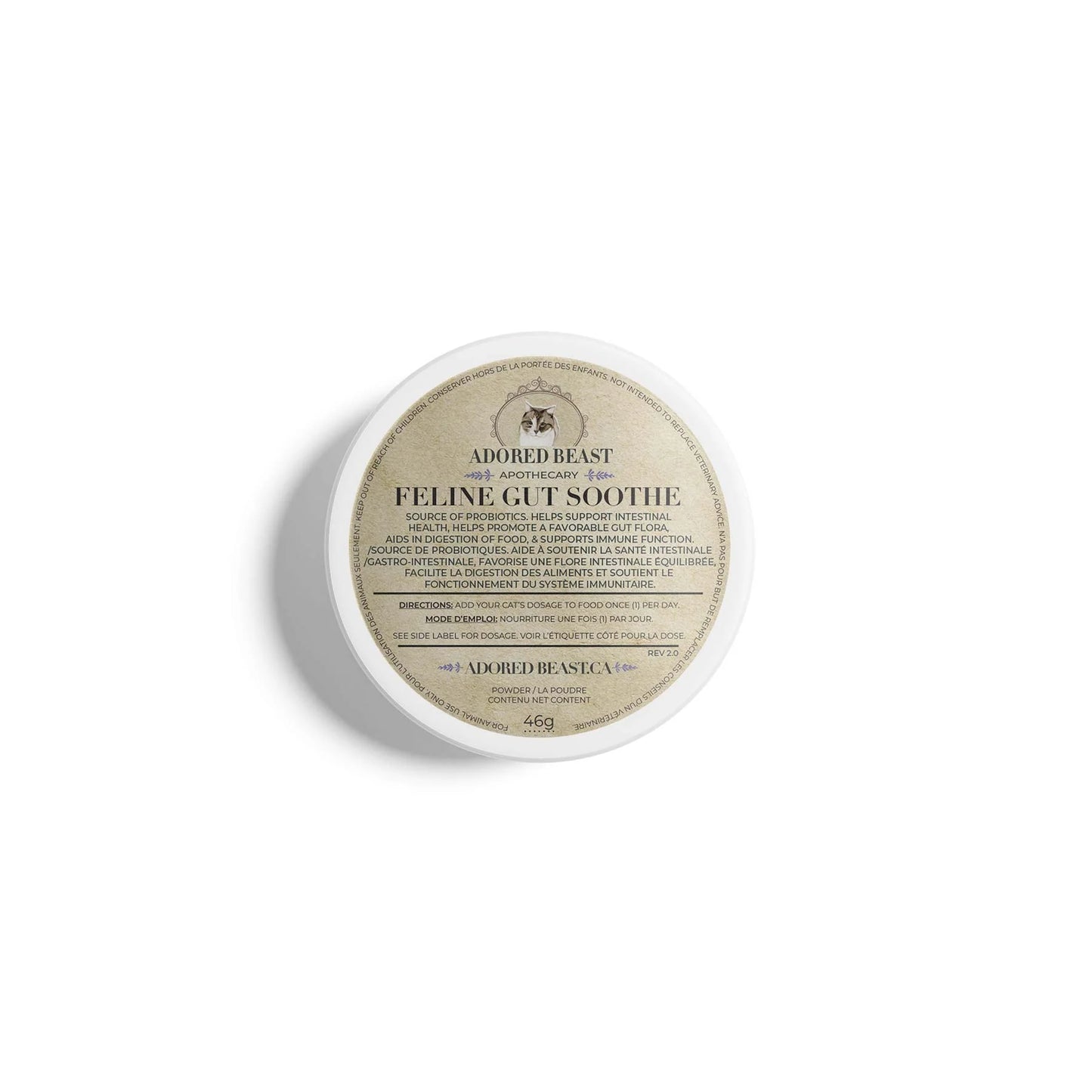 Adored Beast Feline Gut Soothe Cat Supplement 46-g