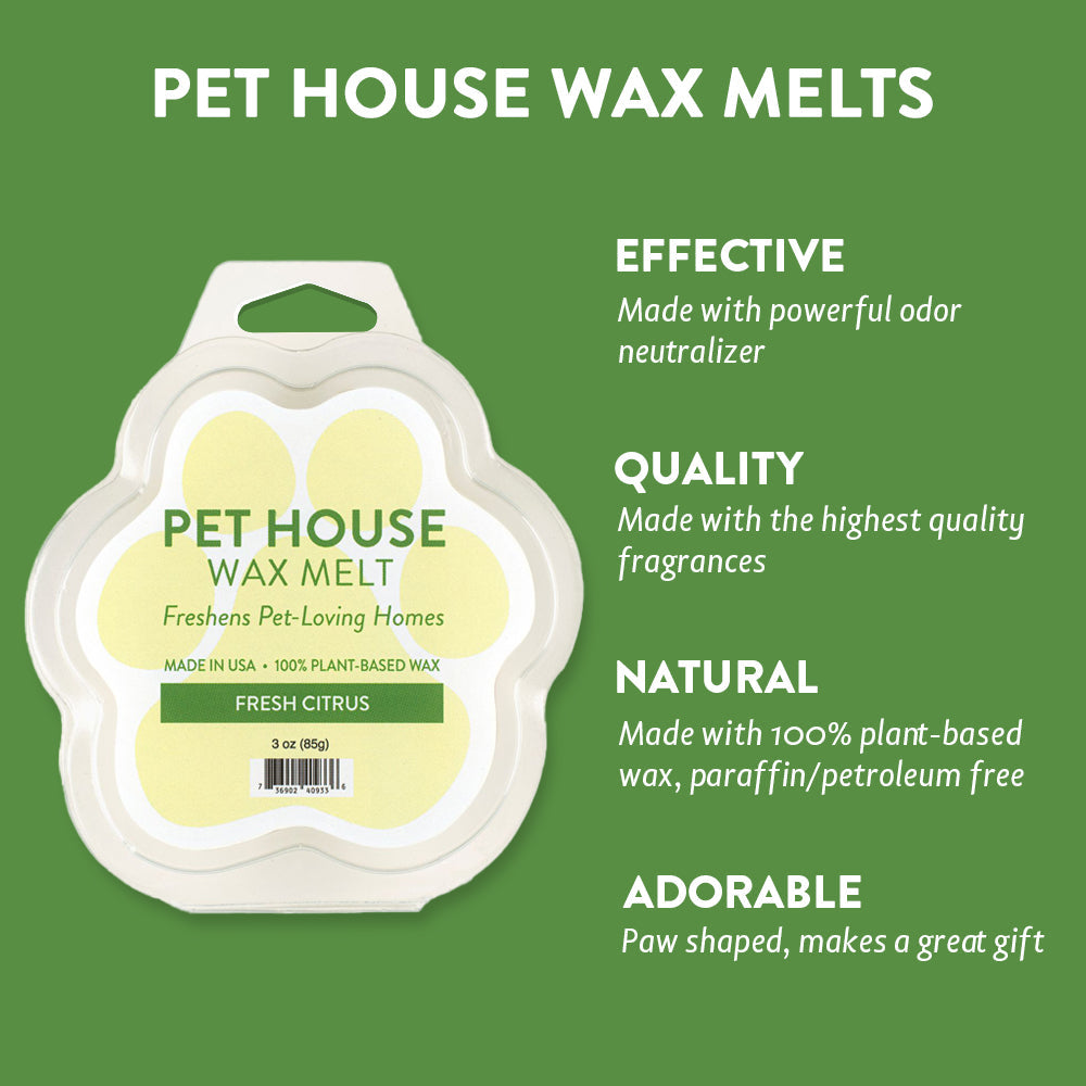 Pet House - Wax Melts Fresh Citrus - 3oz