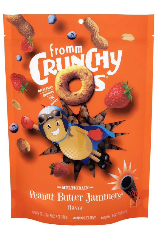 Fromm Crunchy O's Peanut Butter Jammers Dog Treats, 6-oz (Size: 6-oz)