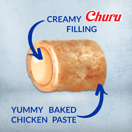 Inaba Cat Churu Fun Bites - Chicken Recipe Wraps Tuna with Pumpkin Recipe - Single Pack