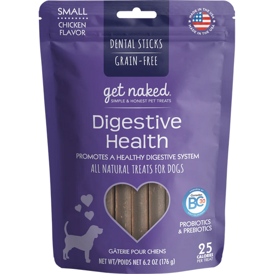 Get Naked - Dental Sticks - Digestive Health - Small 6.2oz