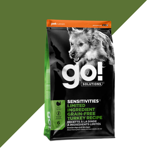 Go! Solutions Sensitivities Limited Ingredient Turkey Grain-Free Dry Dog Food, 22-lb