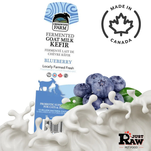 Crosswind Farm Frozen Fermented Goat Milk Kefir Blueberry 1-L Bowmanville Ontario