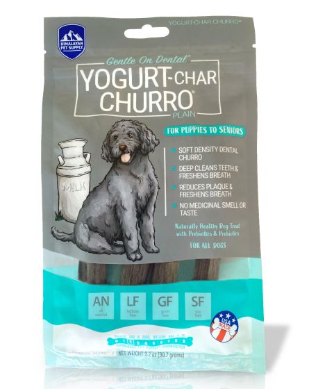 Himalayan Dog Chew Yogurt Char Churro Dog Treats, 4-pk