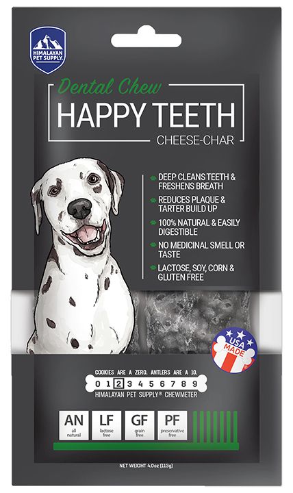 Himalayan Dog Chew Happy Teeth Cheese Char