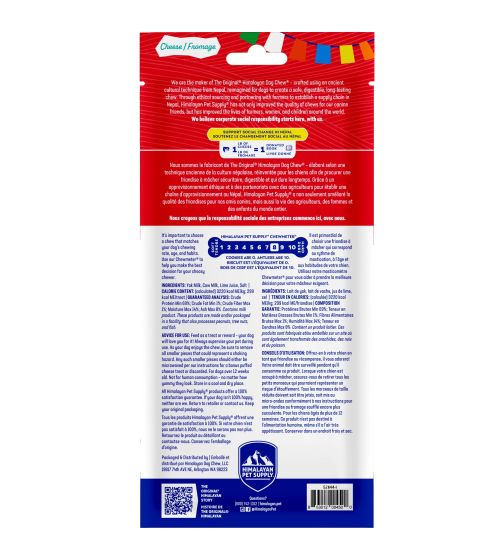 Himalayan Dog Chew Yaky Original Cheese Chew Bar Large (55 lbs and under), 92-g