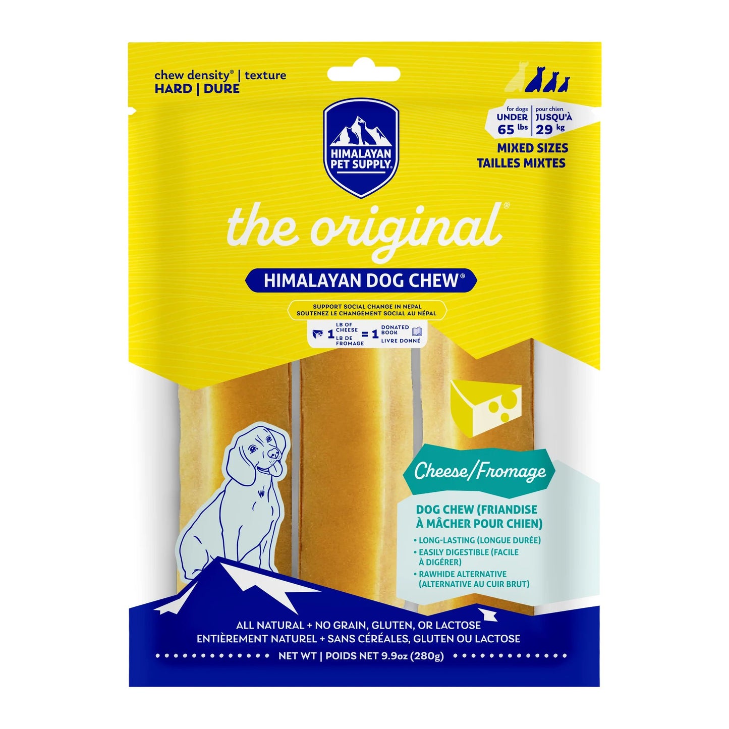 Himalayan Pet Supply Dog Chew, Cheese, Mixed, 3-pk (Size: 3-pk)