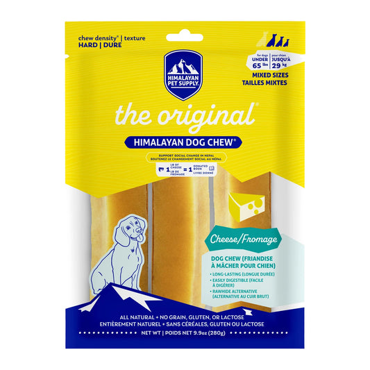 Himalayan Pet Supply Dog Chew, Cheese, Mixed, 3-pk (Size: 3-pk)