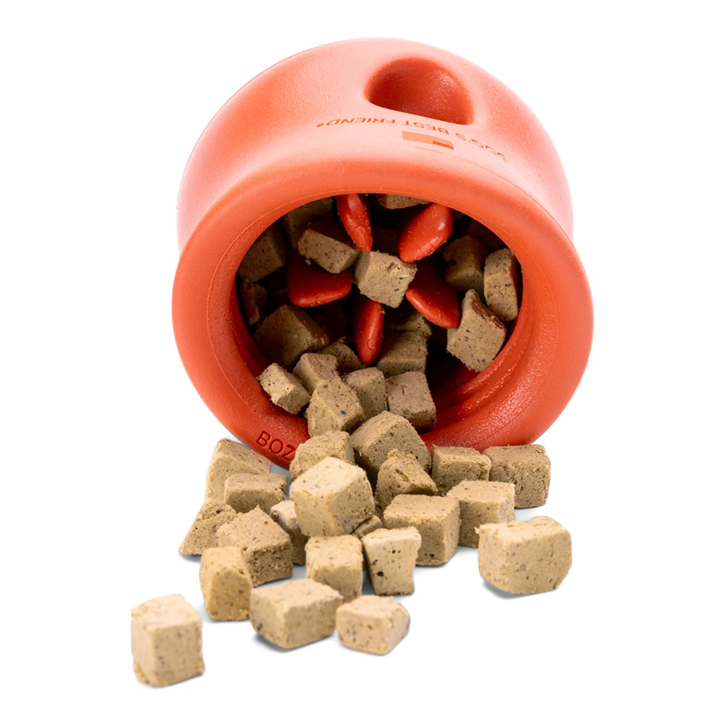 West Paw Zogoflex Toppl Dog Toy, Cardinal (Limited Edition), Large