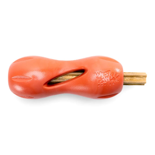 West Paw Zogoflex Qwizl Dog Toy, Cardinal (Limited Edition), Large