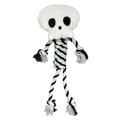 foufouBRANDS fouFIT Halloween Knottie Plush & Rope Dog Toy 14-in