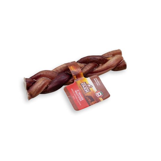 NATURAL FARM Odour Free Braided Bully Stick , 6"