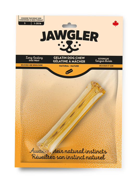 Jawgler Natural Gelatin Dog Chew, Small