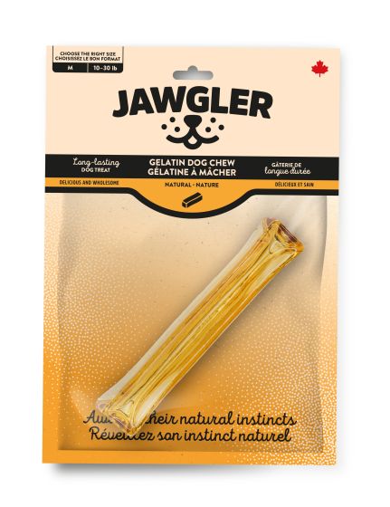 Jawgler Natural Gelatin Dog Chew, Medium