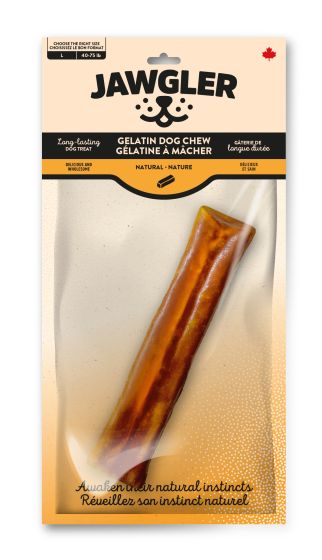 Jawgler Natural Gelatin Dog Chew, Large