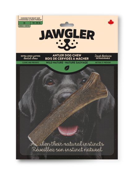 Jawgler Antler Dog Chew, Whole Wild Nature, Medium