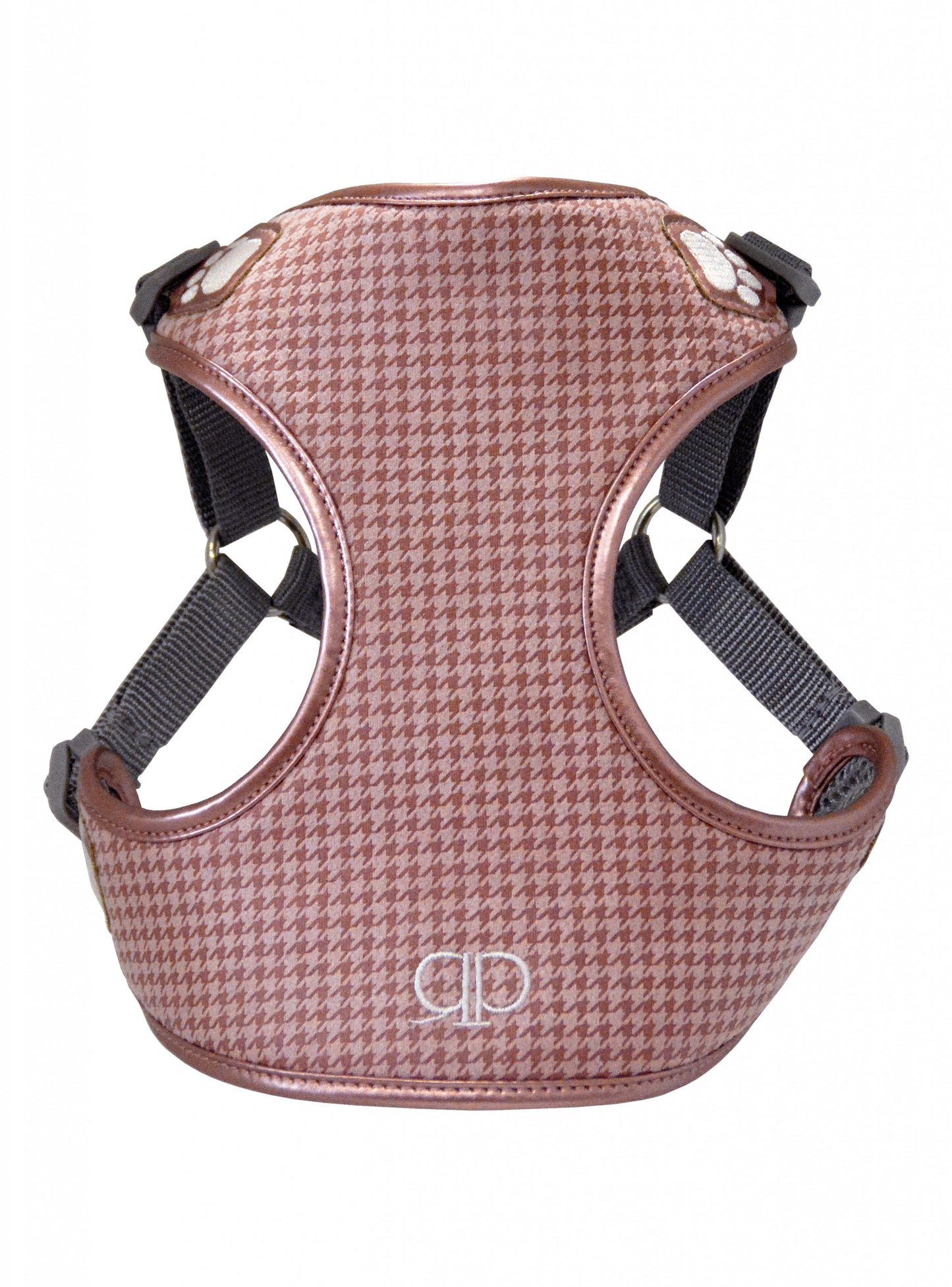 Pretty Paw Pets - Melrose Houndstooth Dog Harness - Size 4