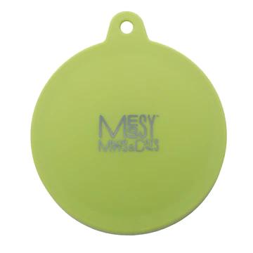 Messy Mutts Silicone Dog & Cat Can Cover, Green (Size: Green)
