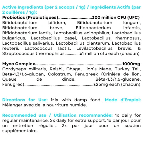 Myco Pet – Gut & Immunity + Supplement – 30-g