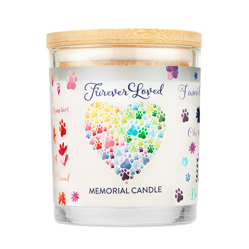 Pet House Furever Loved Memorial Candle 9-oz