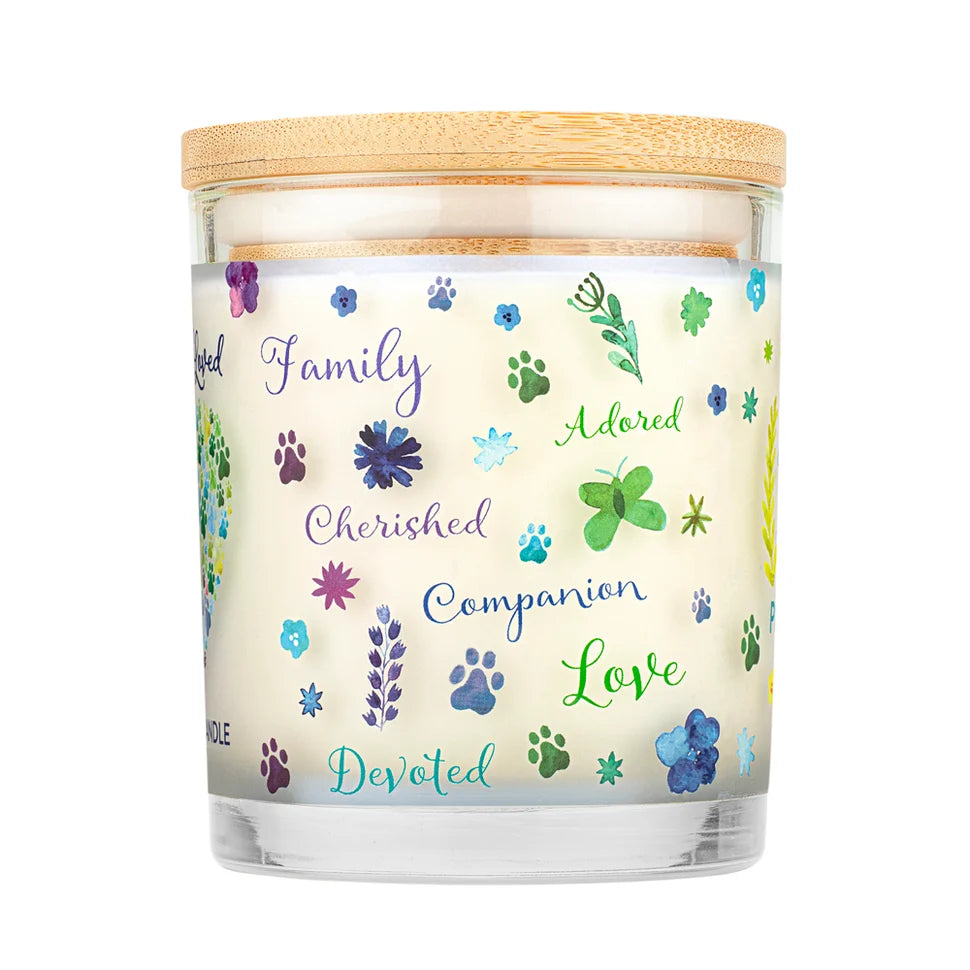 Pet House Furever Loved Memorial Candle 9-oz
