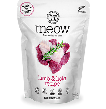 New Zealand Natural Pet Food Meow Lamb & Hoki Freeze-Dried Cat Food, 50-gram (Travel size/Treat) (Size: 50-gram)