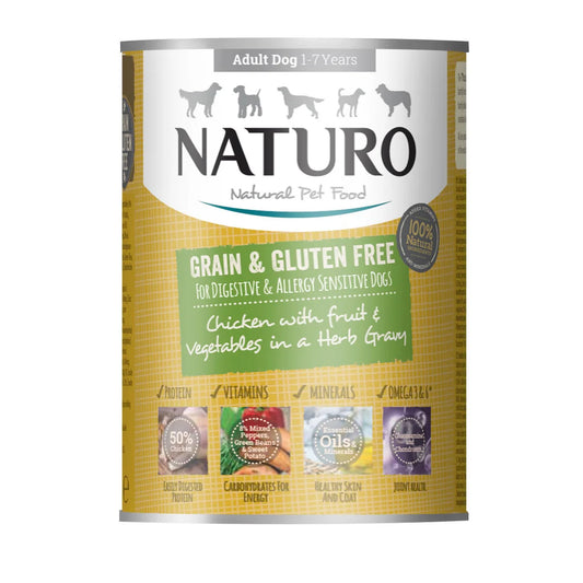 NATURO PET FOODS Canine Chicken with Sweet Potato, 390-gr