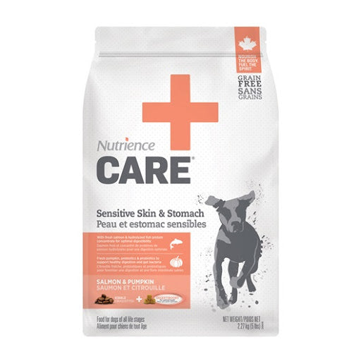 Nutrience Care Sensitive Skin & Stomach Salmon & Pumpkin Dry Dog Food, 10-kg (Size: 10-kg)