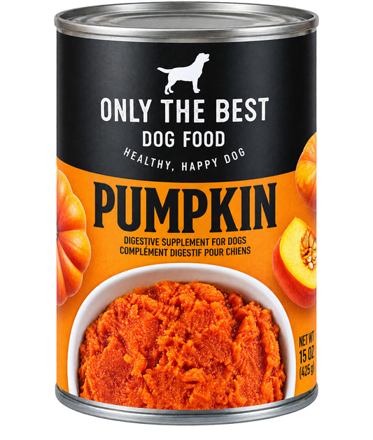 Only The Best Pumpkin Puree Digestive Topper for Dogs 425-g Orono Ontario