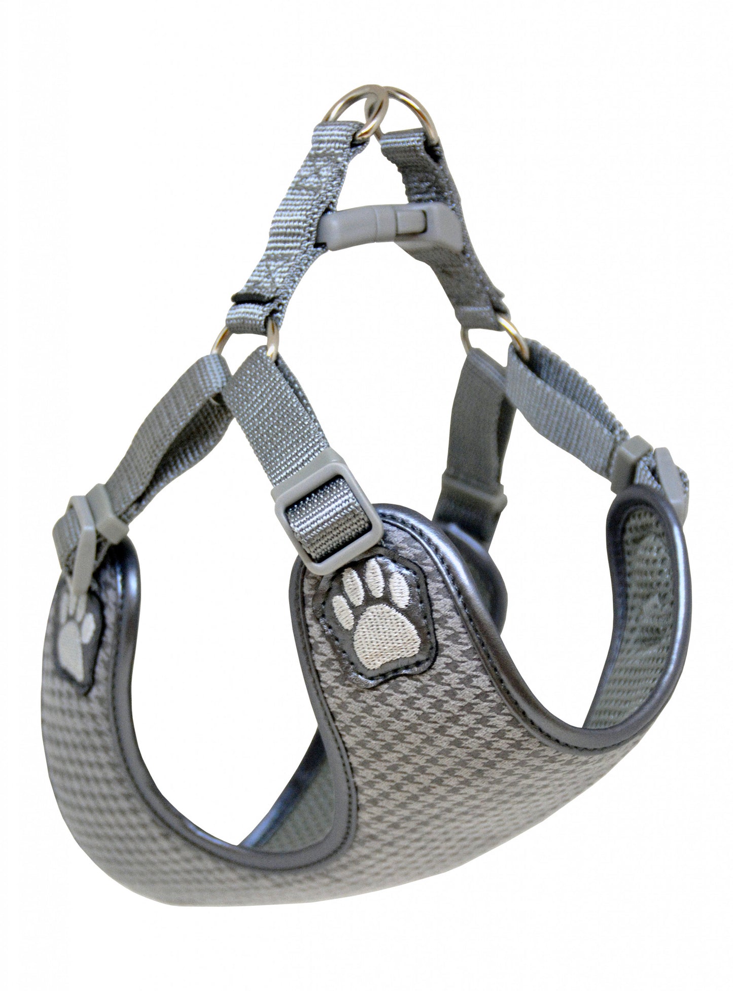 Pretty Paw Pets - Oxford Houndstooth Dog Harness - Size 4