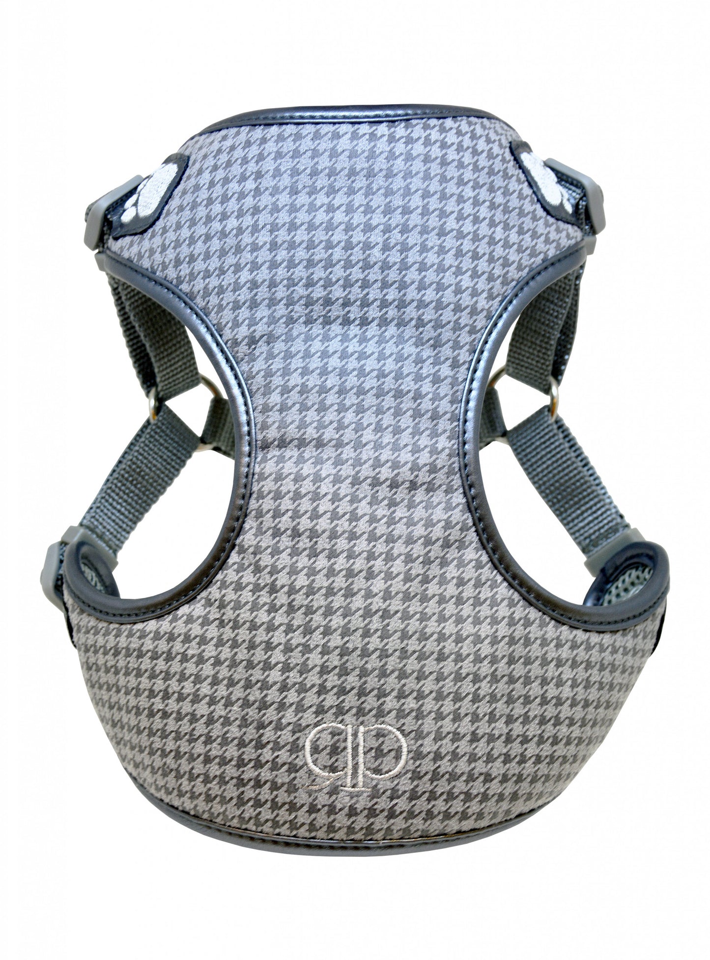 Pretty Paw Pets - Oxford Houndstooth Dog Harness - Size 4