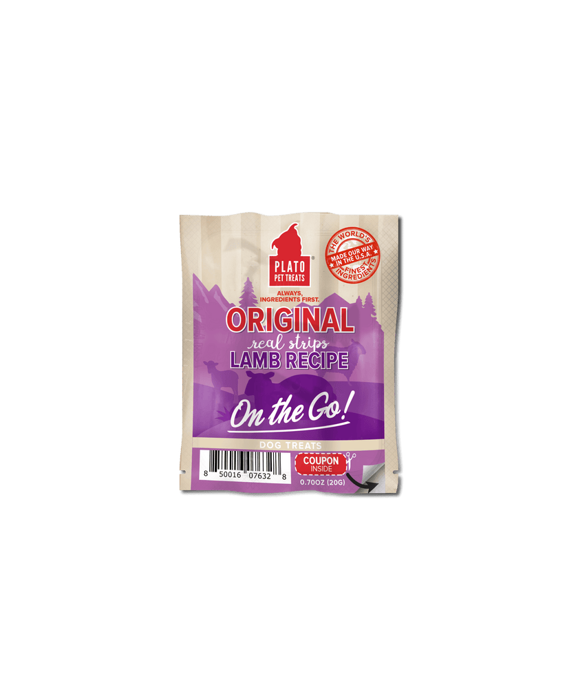 Plato - On The Go! Bulk - Original Real Strips Lamb Recipe - 0.70-oz