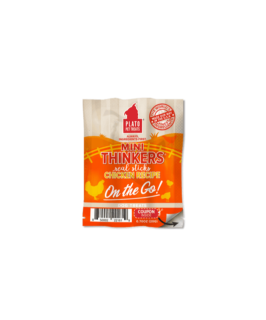 Plato - On The Go! Bulk - Mini Thinkers Chicken Recipe - 0.70-oz