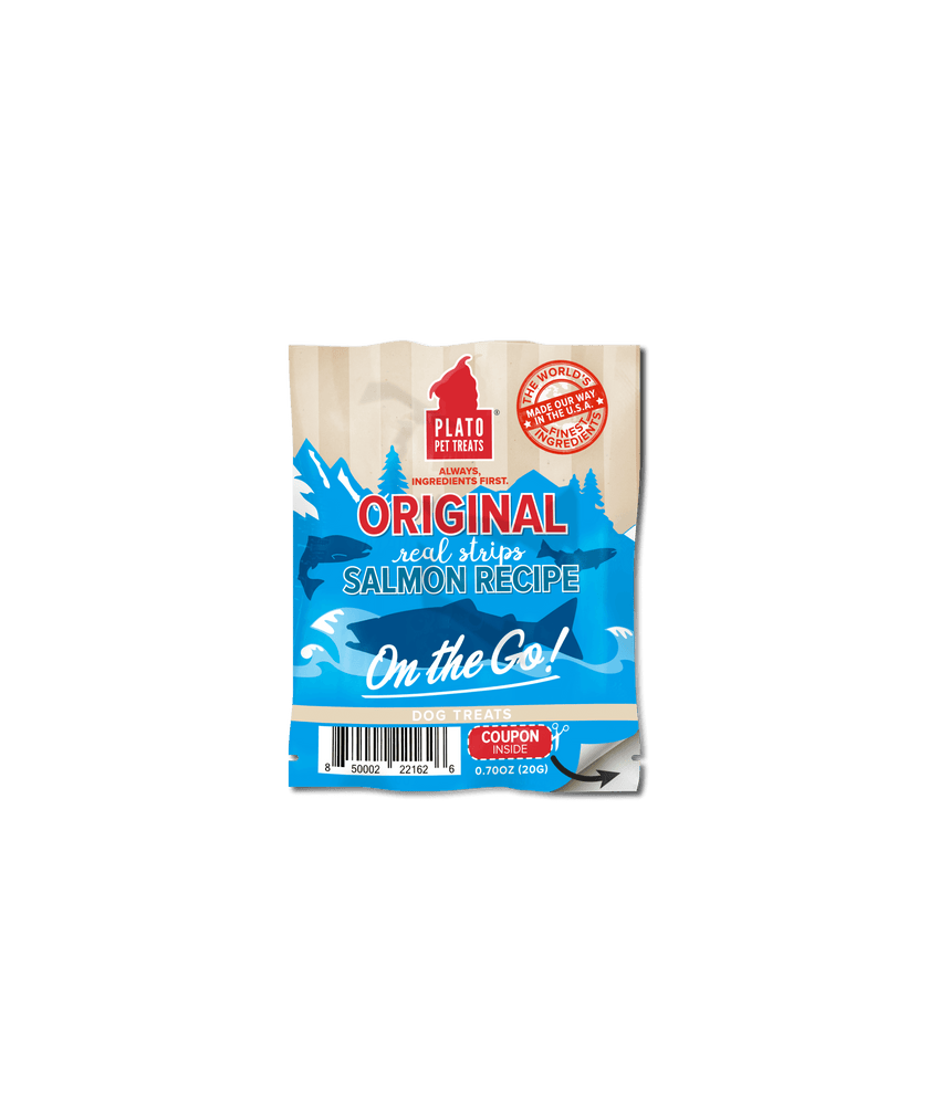 Plato - On The Go! Bulk - Original Real Strips Salmon Recipe - 0.70-oz